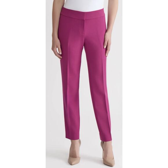NWT Plus Harlow Pant, Iconic Stretch Crepe Purple -16W - Picture 1 of 9